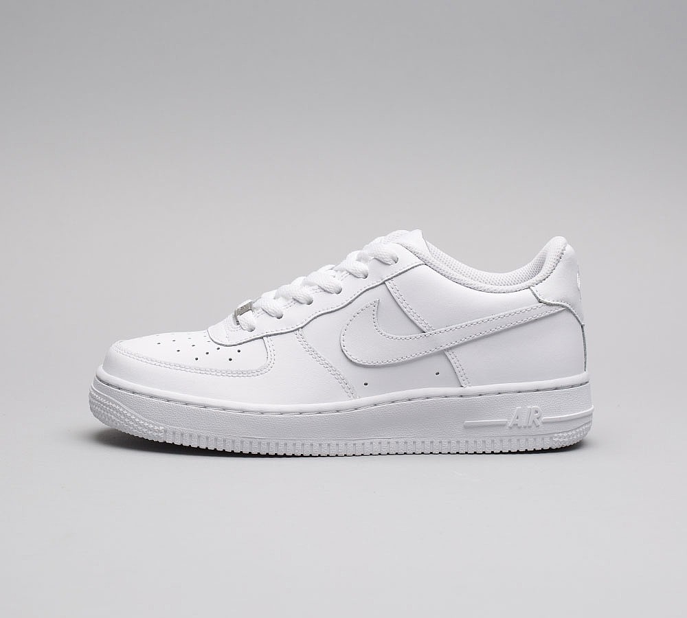 Women Nike Junior Air Force 1 Low Trainer | White