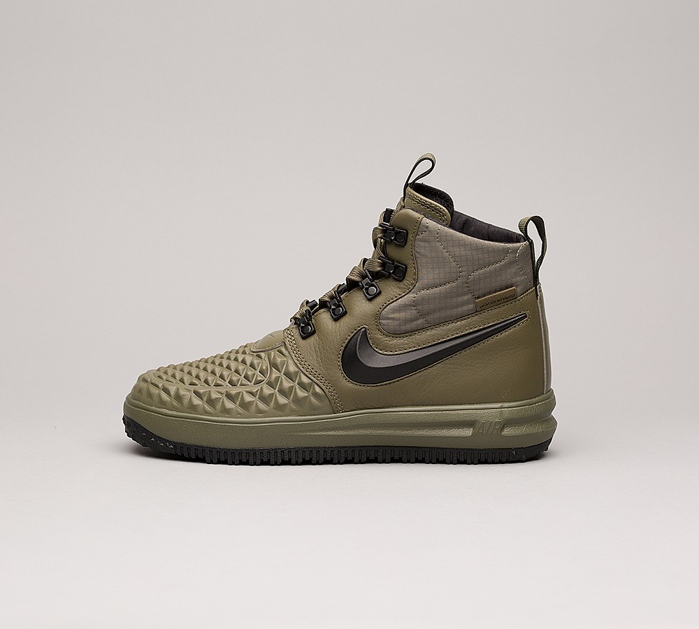 Women Nike Junior Lunar Force 1 Duckboot '17 GS Trainer | Medium Olive